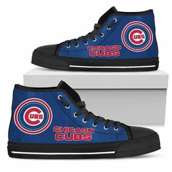 Circle Logo Chicago Cubs High Top Shoes | Favorety DE