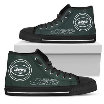 Circle Logo New York Jets High Top Shoes | Favorety DE