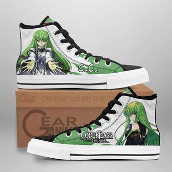 Code Geass C.C. High Top Shoes Custom Anime Sneakers | Favorety