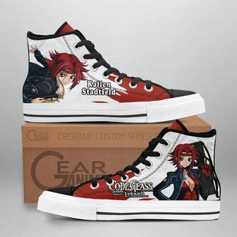 Code Geass Kallen Stadtfeld High Top Shoes Custom Anime Sneakers | Favorety CA