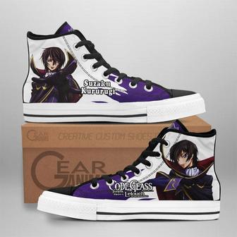 Code Geass Lelouch Lamperouge High Top Shoes Custom Anime Sneakers | Favorety AU