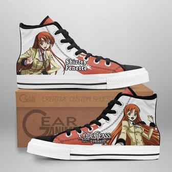 Code Geass Shirley Fenette High Top Shoes Custom Anime Sneakers | Favorety AU