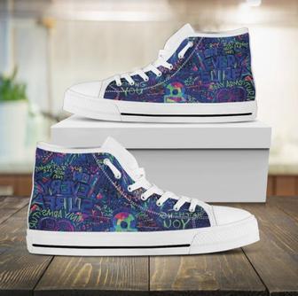 Coldplay For Man And Women Custom Canvas High Top Shoes | Favorety CA