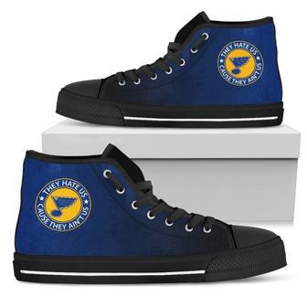 Cool They Hate Us Cause They Ain't Us St. Louis Blues High Top Shoes | Favorety UK