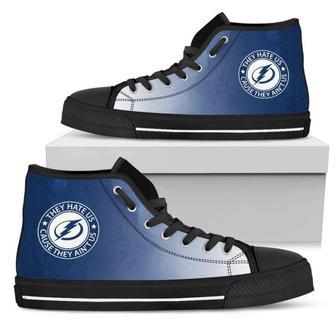 Cool They Hate Us Cause They Ain't Us Tampa Bay Lightning High Top Shoes | Favorety UK