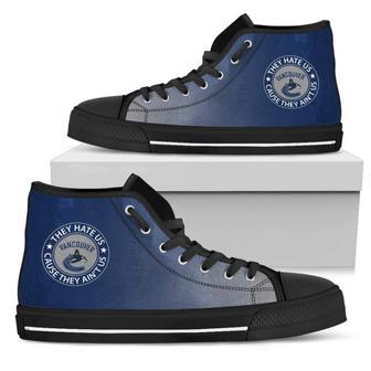 Cool They Hate Us Cause They Ain't Us Vancouver Canucks High Top Shoes | Favorety UK