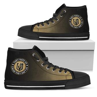 Cool They Hate Us Cause They Ain't Us Vegas Golden Knights High Top Shoes | Favorety UK