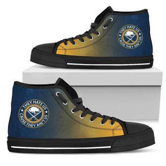 Cool They Hate Us Cause They Us Buffalo Sabres High Top Shoes | Favorety