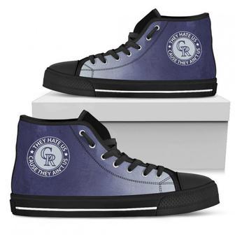 Cool They Hate Us Cause They Us Colorado Rockies High Top Shoes | Favorety UK