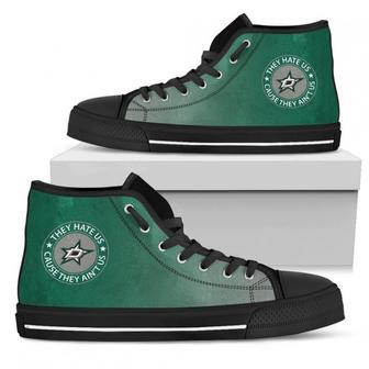 Cool They Hate Us Cause They Us Dallas Stars High Top Shoes | Favorety CA