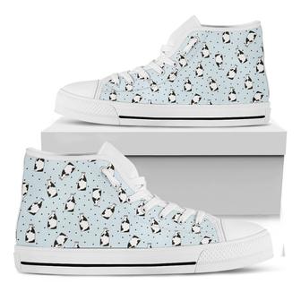 Cow Milk Bottle Pattern Print White High Top Shoes - Monsterry UK