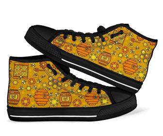 Cute Bee Honey Gifts Men Women'S High Top Shoes - Monsterry AU