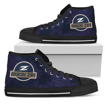 Cute Jurassic Park Akron Zips High Top Shoes | Favorety AU