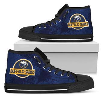 Cute Jurassic Park Buffalo Sabres High Top Shoes | Favorety AU