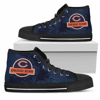 Cute Jurassic Park Chicago Bears High Top Shoes | Favorety UK