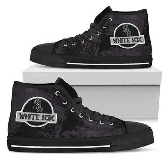 Cute Jurassic Park Chicago White Sox High Top Shoes | Favorety DE