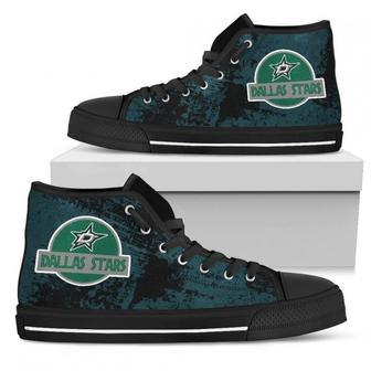 Cute Jurassic Park Dallas Stars High Top Shoes | Favorety AU