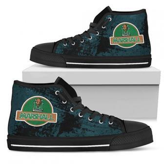 Cute Jurassic Park Marshall Thundering Herd High Top Shoes | Favorety CA