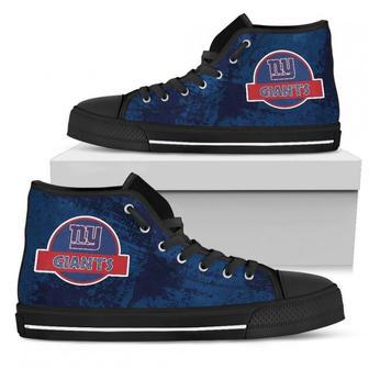 Cute Jurassic Park New York Giants High Top Shoes | Favorety CA