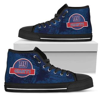 Cute Jurassic Park New York Giants High Top Shoes | Favorety