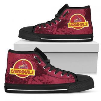 Cute Jurassic Park St. Louis Cardinals High Top Shoes | Favorety UK