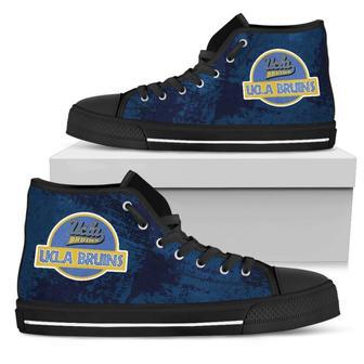 Cute Jurassic Park UCLA Bruins High Top Shoes | Favorety