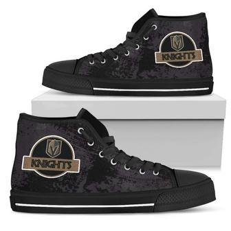 Cute Jurassic Park Vegas Golden Knights High Top Shoes | Favorety CA