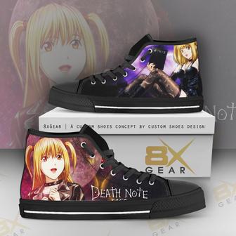 Death Note Amane Misa High Top Shoes Anime Design Art Gift Idea | Favorety CA