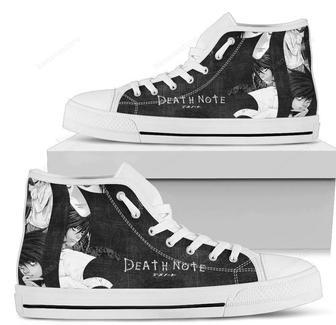 Death Note Anime Sneakers High Top Shoes For Fan | Favorety AU