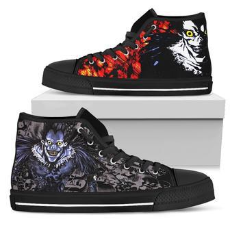 Death Note Anime Sneakers Ryuk High Top Shoes For Fan | Favorety