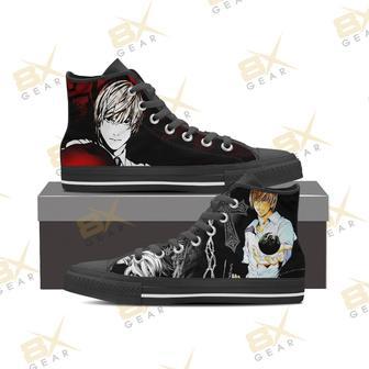 Death Note High Top Shoes Light Yagami Sneakers Shinigami Fan | Favorety CA