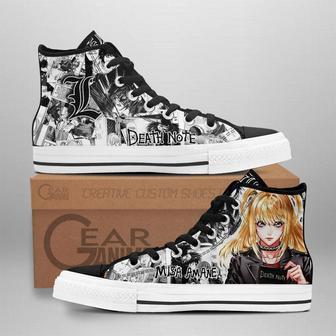 Death Note Misa Amane High Top Shoes Custom Manga Anime Sneakers | Favorety AU