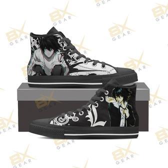 Death Note Sneakers L and Light Yagami High Top Shoes | Favorety AU