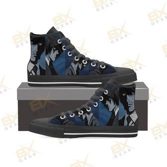 Death Note Sneakers Light Yagami High Top Shoes Fan Design | Favorety DE