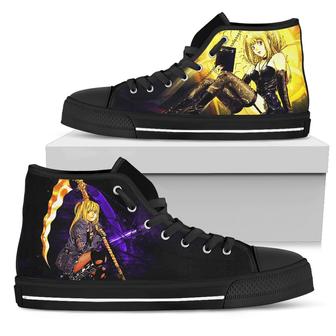Death Note Sneakers Misa Amane High Top Shoes Cute Fan Gift | Favorety