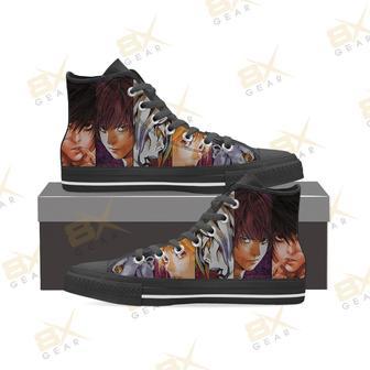 Death Note Sneakers Shinigami High Top Shoes Anime Fan Gift | Favorety CA