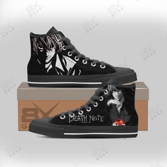 Death Note Sneakers Yagami Raito High Top Shoes Fan Design | Favorety