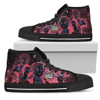 Demon Slayer Akaza Sneakers High Top Shoes Anime Fan Gift | Favorety CA