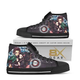 Demon Slayer High Top Shoes Kochou And Tanjiro Anime | Favorety UK