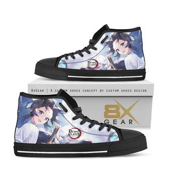 Demon Slayer High Top Shoes Kochou Smiling Anime | Favorety