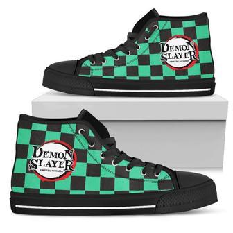 Demon Slayer Sneakers Kimetsu No Yaiba High Top Shoes | Favorety UK