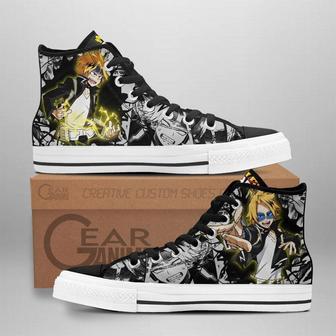 Denki Kaminari High Top Shoes Custom Anime My Hero Academia Sneakers | Favorety UK