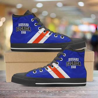 Diehard Florida Gators Fan Canvas High Top Shoes Sneakers | Favorety AU