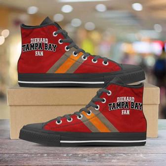 Diehard Tampa Bay Fan Canvas High Top Shoes Sneakers - Monsterry AU