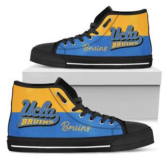 Divided Colours Stunning Logo UCLA Bruins High Top Shoes | Favorety UK