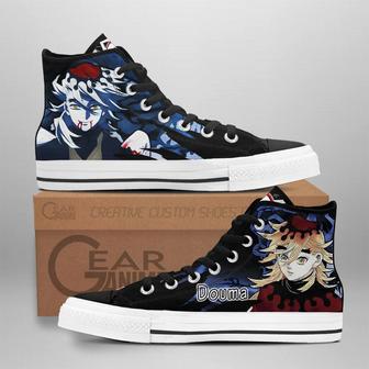 Douma High Top Shoes Custom Demon Slayer Anime Sneakers | Favorety DE