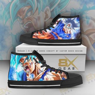 Dragon Ball High Top Shoes Son Goku Anime Character Gift For Fan | Favorety AU