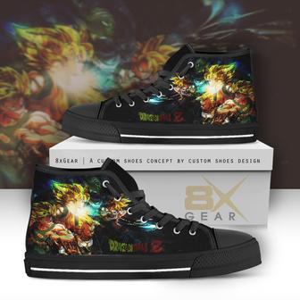 Dragon Ball High Top Shoes Son Goku Powerful Team Anime Gift | Favorety CA