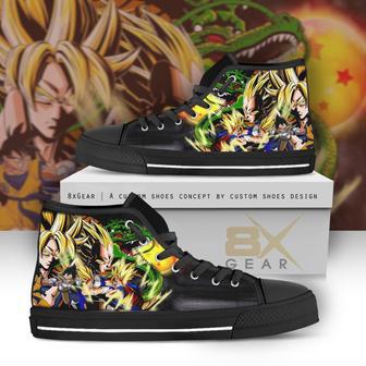 Dragon Ball High Top Shoes Son Goku Team Super Saiyan Anime | Favorety AU