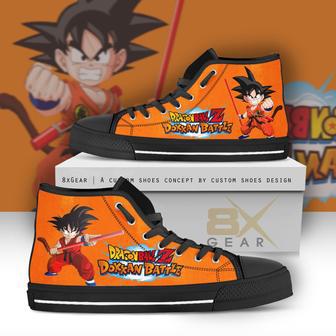 Dragon Ball Z High Top Shoes Son Goku Dokkan Battle Anime | Favorety AU